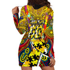 Autism Awareness Australia Richmond Tiger Hoodie Dress Aboriginal Indigenous Art