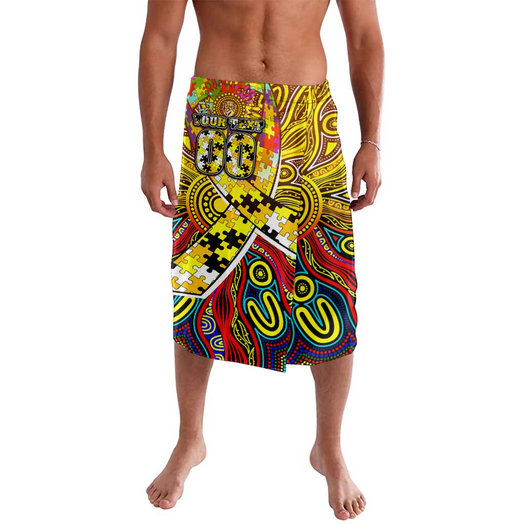Autism Awareness Australia Richmond Tiger Lavalava Aboriginal Indigenous Art