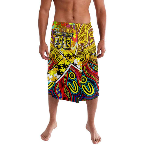 Autism Awareness Australia Richmond Tiger Lavalava Aboriginal Indigenous Art