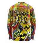 Autism Awareness Australia Richmond Tiger Long Sleeve Shirt Aboriginal Indigenous Art