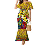 Autism Awareness Australia Richmond Tiger Mermaid Dress Aboriginal Indigenous Art