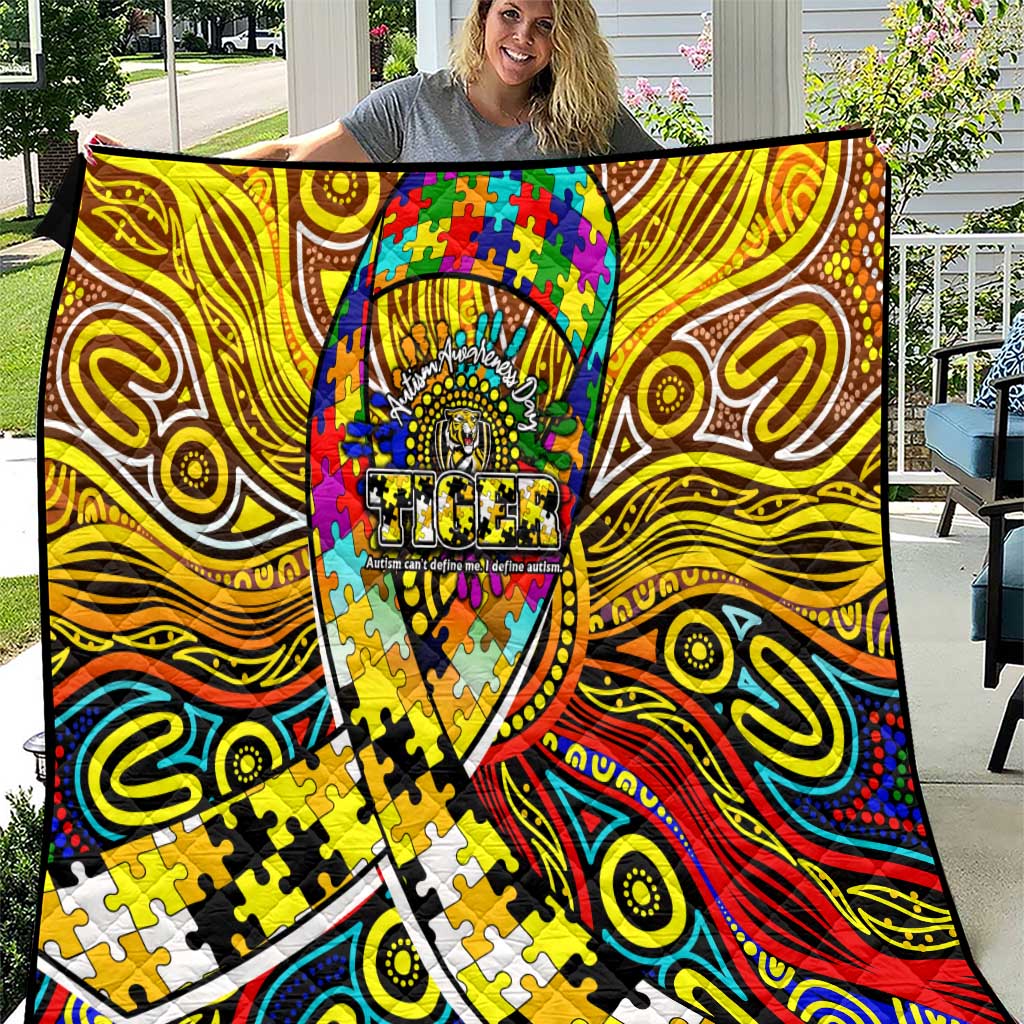 Autism Awareness Australia Richmond Tiger Quilt Aboriginal Indigenous Art