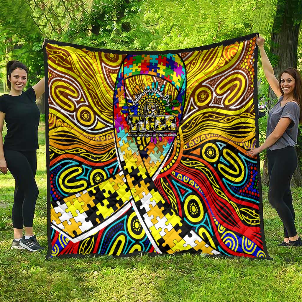 Autism Awareness Australia Richmond Tiger Quilt Aboriginal Indigenous Art
