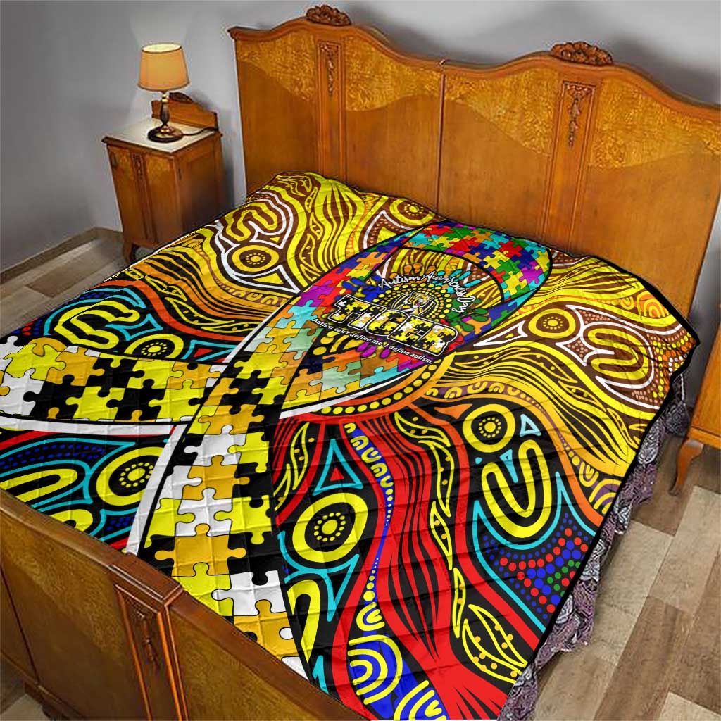 Autism Awareness Australia Richmond Tiger Quilt Aboriginal Indigenous Art