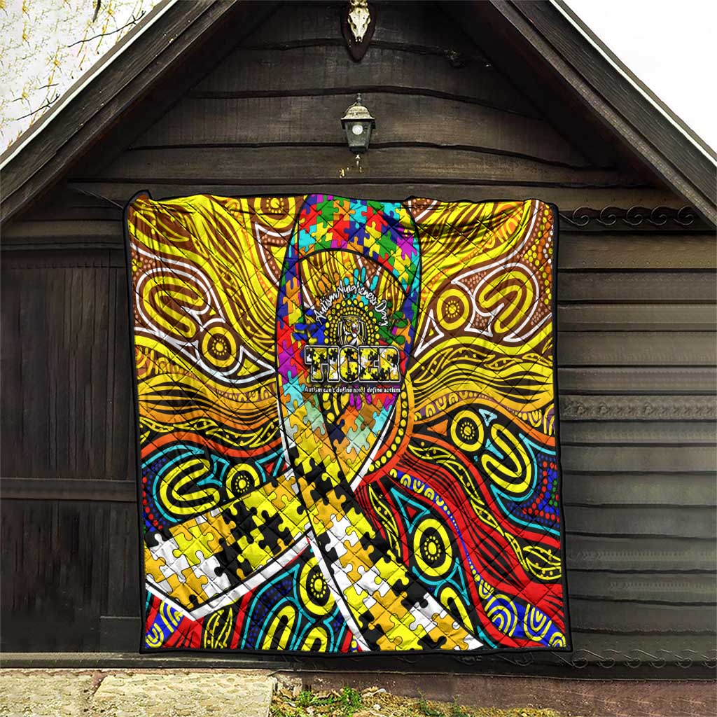 Autism Awareness Australia Richmond Tiger Quilt Aboriginal Indigenous Art