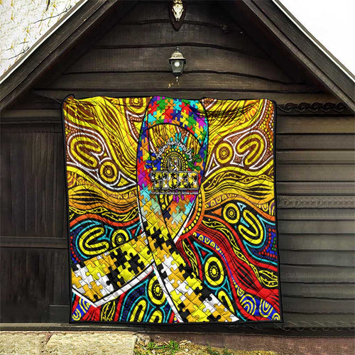 Autism Awareness Australia Richmond Tiger Quilt Aboriginal Indigenous Art