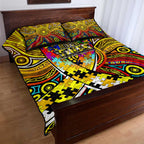 Autism Awareness Australia Richmond Tiger Quilt Bed Set Aboriginal Indigenous Art