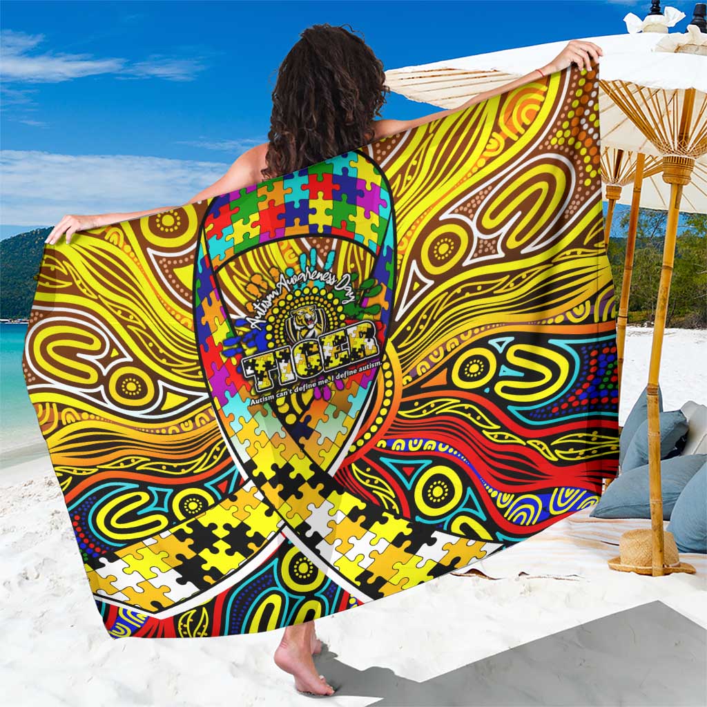 Autism Awareness Australia Richmond Tiger Sarong Aboriginal Indigenous Art