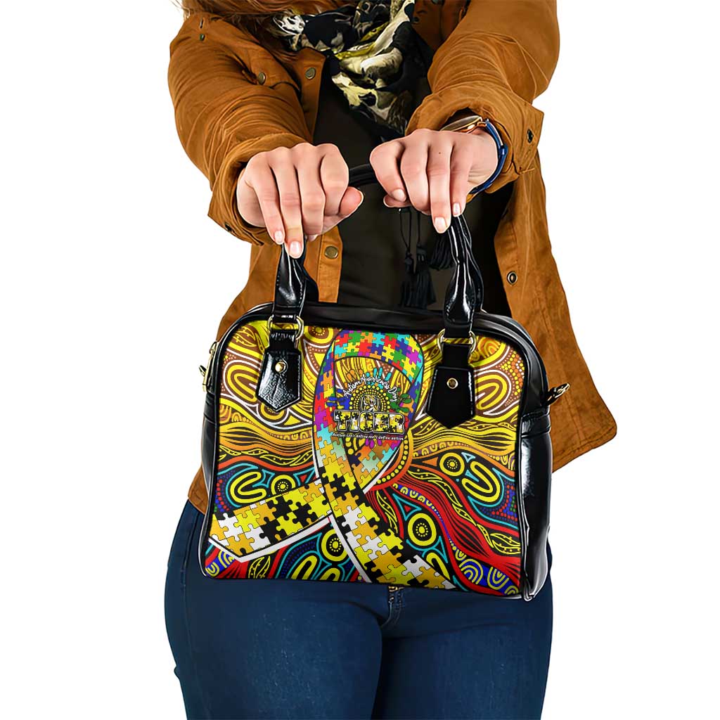 Autism Awareness Australia Richmond Tiger Shoulder Handbag Aboriginal Indigenous Art