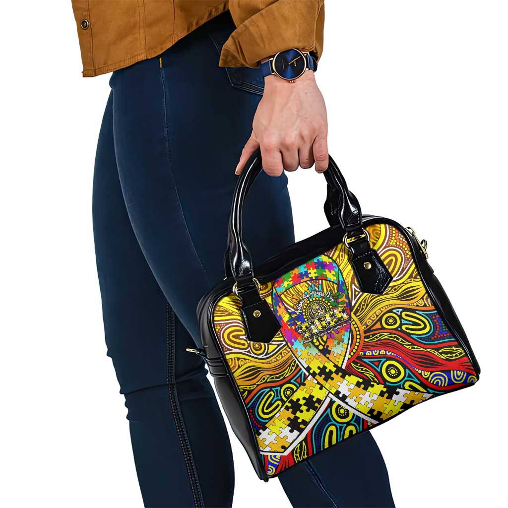 Autism Awareness Australia Richmond Tiger Shoulder Handbag Aboriginal Indigenous Art