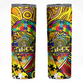 Autism Awareness Australia Richmond Tiger Skinny Tumbler Aboriginal Indigenous Art