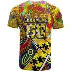 Autism Awareness Australia Richmond Tiger T Shirt Aboriginal Indigenous Art