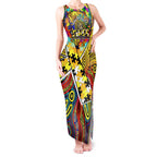 Autism Awareness Australia Richmond Tiger Tank Maxi Dress Aboriginal Indigenous Art