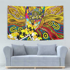 Autism Awareness Australia Richmond Tiger Tapestry Aboriginal Indigenous Art