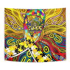 Autism Awareness Australia Richmond Tiger Tapestry Aboriginal Indigenous Art
