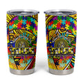 Autism Awareness Australia Richmond Tiger Tumbler Cup Aboriginal Indigenous Art