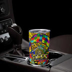 Autism Awareness Australia Richmond Tiger Tumbler Cup Aboriginal Indigenous Art