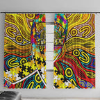 Autism Awareness Australia Richmond Tiger Window Curtain Aboriginal Indigenous Art