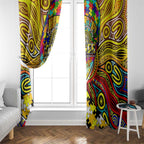 Autism Awareness Australia Richmond Tiger Window Curtain Aboriginal Indigenous Art