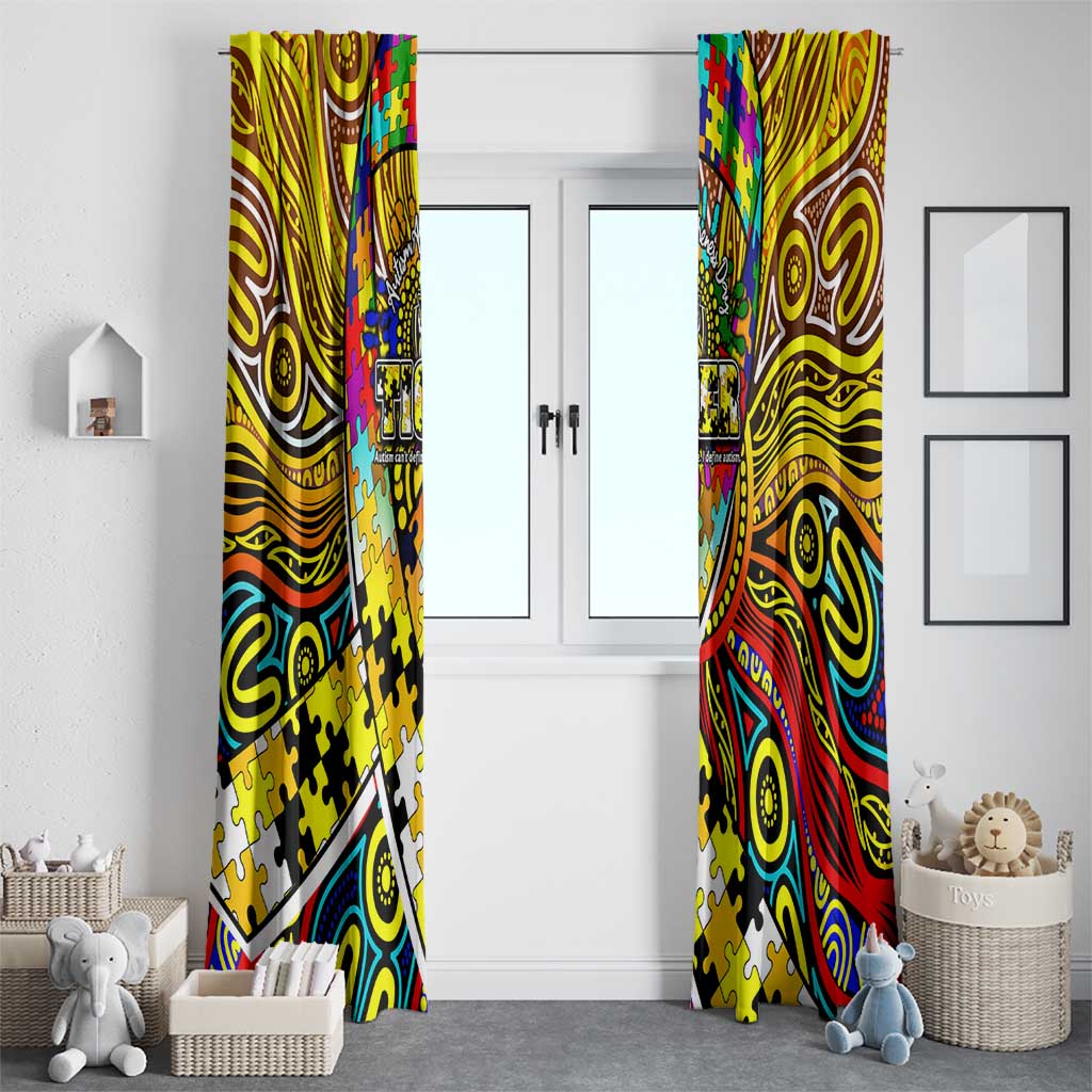 Autism Awareness Australia Richmond Tiger Window Curtain Aboriginal Indigenous Art