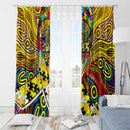 Autism Awareness Australia Richmond Tiger Window Curtain Aboriginal Indigenous Art