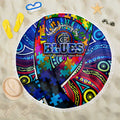 Autism Awareness Australia Carlton Blues Beach Blanket Aboriginal Indigenous Art