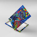 Autism Awareness Australia Carlton Blues Canvas Wall Art Aboriginal Indigenous Art
