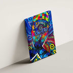 Autism Awareness Australia Carlton Blues Canvas Wall Art Aboriginal Indigenous Art