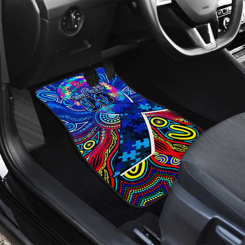 Autism Awareness Australia Carlton Blues Car Mats Aboriginal Indigenous Art