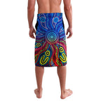 Autism Awareness Australia Carlton Blues Lavalava Aboriginal Indigenous Art