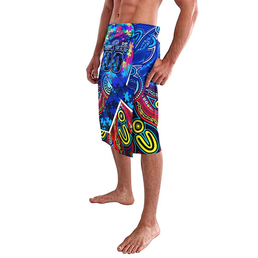 Autism Awareness Australia Carlton Blues Lavalava Aboriginal Indigenous Art