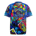 Autism Awareness Australia Carlton Blues Rugby Jersey Aboriginal Indigenous Art