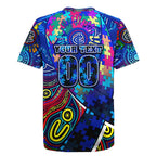 Autism Awareness Australia Carlton Blues Rugby Jersey Aboriginal Indigenous Art