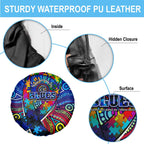 Autism Awareness Australia Carlton Blues Spare Tire Cover Aboriginal Indigenous Art