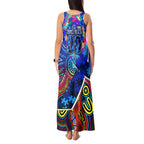 Autism Awareness Australia Carlton Blues Tank Maxi Dress Aboriginal Indigenous Art