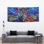 Autism Awareness Australia Carlton Blues Tapestry Aboriginal Indigenous Art