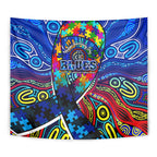 Autism Awareness Australia Carlton Blues Tapestry Aboriginal Indigenous Art