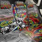 Autism Awareness Australia Collingwood Magpies Back Car Seat Cover Aboriginal Indigenous Art