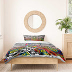 Autism Awareness Australia Collingwood Magpies Bedding Set Aboriginal Indigenous Art