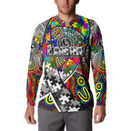 Autism Awareness Australia Collingwood Magpies Button Sweatshirt Aboriginal Indigenous Art