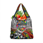 Autism Awareness Australia Collingwood Magpies Grocery Bag Aboriginal Indigenous Art