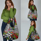 Autism Awareness Australia Collingwood Magpies Grocery Bag Aboriginal Indigenous Art