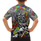 Autism Awareness Australia Collingwood Magpies Hawaiian Shirt Aboriginal Indigenous Art