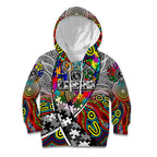 Autism Awareness Australia Collingwood Magpies Kid Hoodie Aboriginal Indigenous Art