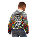 Autism Awareness Australia Collingwood Magpies Kid Hoodie Aboriginal Indigenous Art