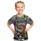 Autism Awareness Australia Collingwood Magpies Kid T Shirt Aboriginal Indigenous Art