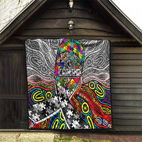 Autism Awareness Australia Collingwood Magpies Quilt Aboriginal Indigenous Art