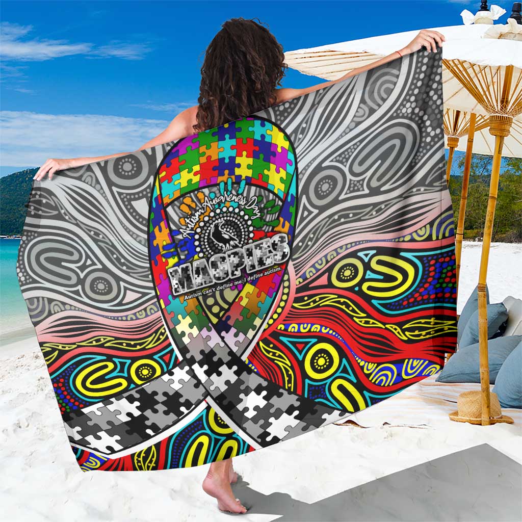 Autism Awareness Australia Collingwood Magpies Sarong Aboriginal Indigenous Art
