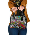 Autism Awareness Australia Collingwood Magpies Shoulder Handbag Aboriginal Indigenous Art