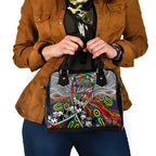 Autism Awareness Australia Collingwood Magpies Shoulder Handbag Aboriginal Indigenous Art